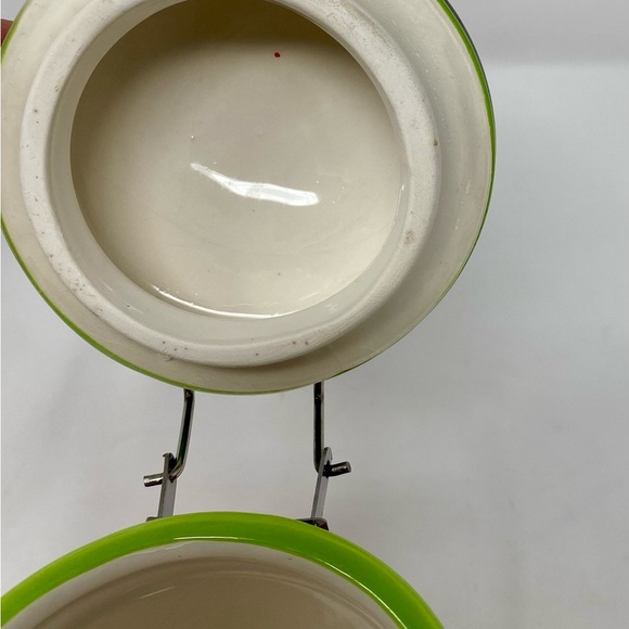 Red and Green Canister with Holiday Design - Picture 10 of 12